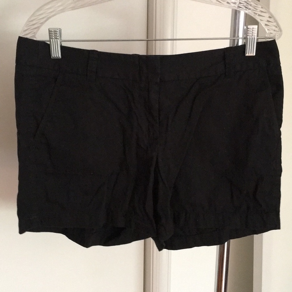 J. Crew black chino shorts